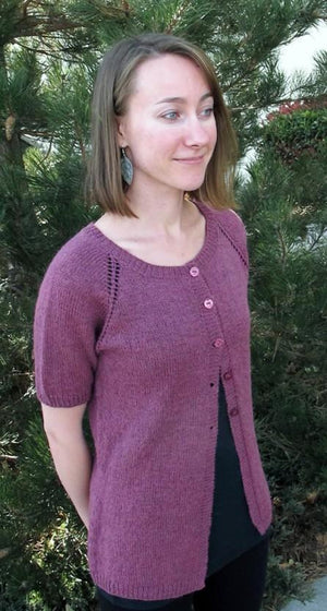 Knitting Pure & Simple 123 - Top Down Lightweight Cardigan