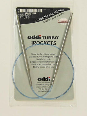 Addi Turbo Rockets 60" Circular US 6 (4mm) - Fengari Fiber Arts