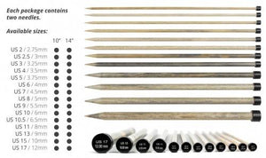 10" Single-Pointed Needles