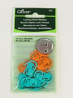 Clover 353 - Locking Stitch Markers - Fengari Fiber Arts