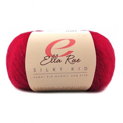 Kid Mohair and Silk Yarn, DROPS kid silk, 0.9 Oz, Lace yarn, Many colors