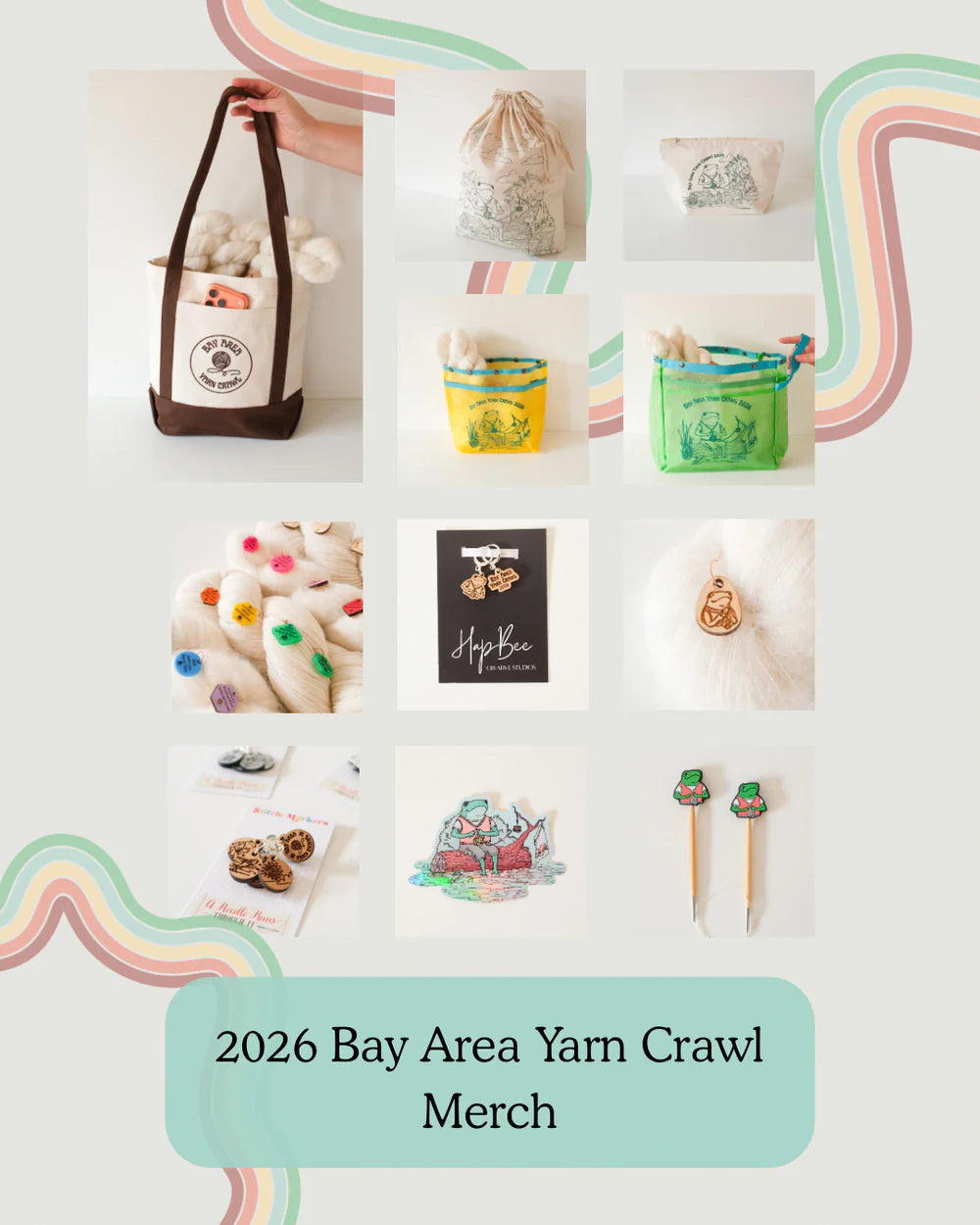Bay Area Yarn Crawl 2026 Merch