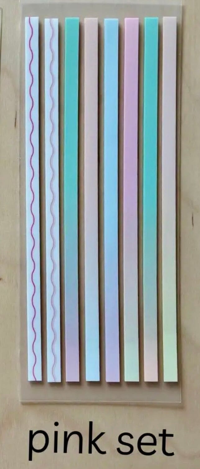 Chart Highlighter Strips - Pink