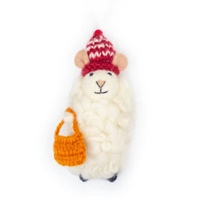 Felted Wool Ornaments (many styles)