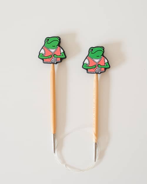 Karl the Frog Stitch Stoppers