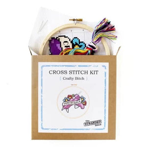Cross Stitch Kit - Crafty Bitch