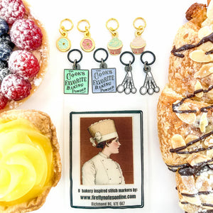 Bakery Delights Stitch Marker Set