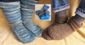 Knitting Pure & Simple 116 -Mukluk Slippers