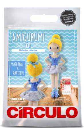 Amigurumi Ballerina Kit - Blue