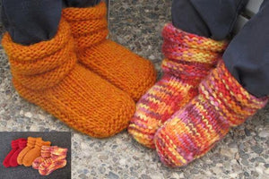 Knitting Pure & Simple 113 - Children's Mukluk Slippers