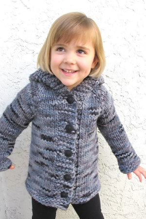 Knitting Pure & Simple 126 - Child's Bulky Top Down Coat
