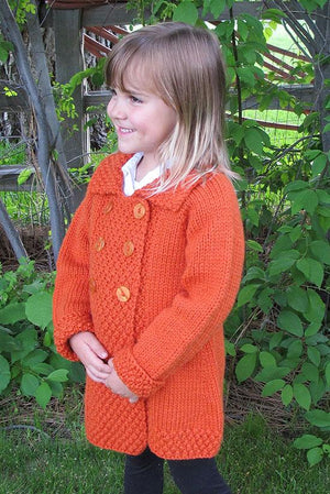 Knitting Pure & Simple 1304 - Kids Double-Breasted Coat