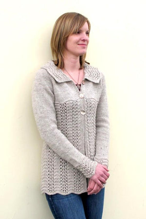 Knitting Pure & Simple 1307 - Easy Lace Cardigan