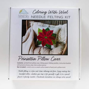 Poinsettia Pillow Cover Kit