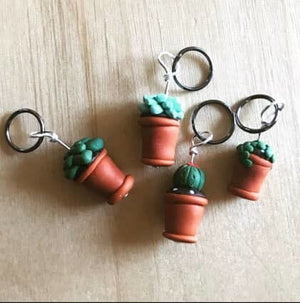 Succulents Stitch Marker Set