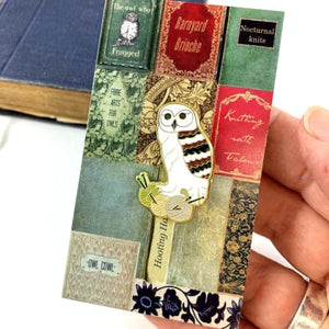 Enamel Pin - Yarn Owl